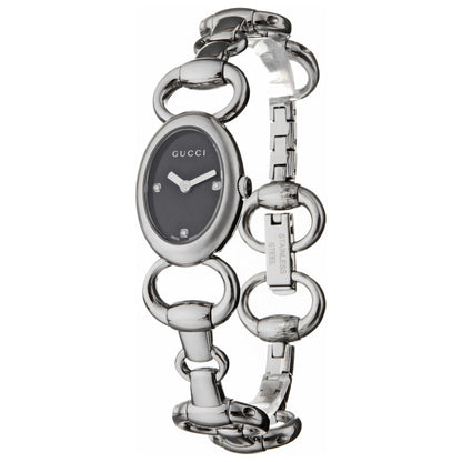 Front view of Gucci 118 Women's Swiss Quartz (Battery-Powered) Watch YA118503
