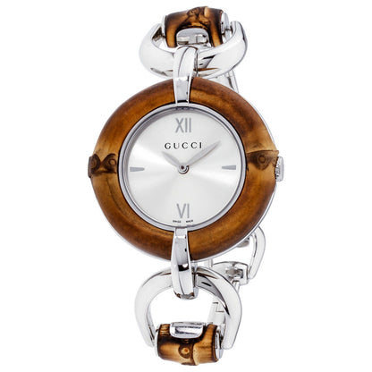 Front view of Gucci Bamboo Women's Quartz Watch YA132403