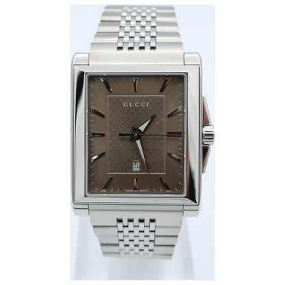 Front view of Gucci G-Timeless Men's Swiss Quartz (Battery-Powered) Watch YA138402-SD