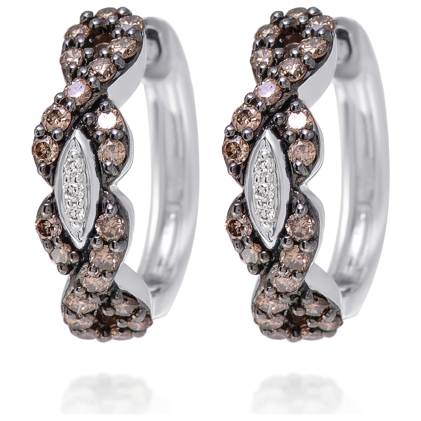 Front view of Le Vian Elegant Women's Earrings YPBL3