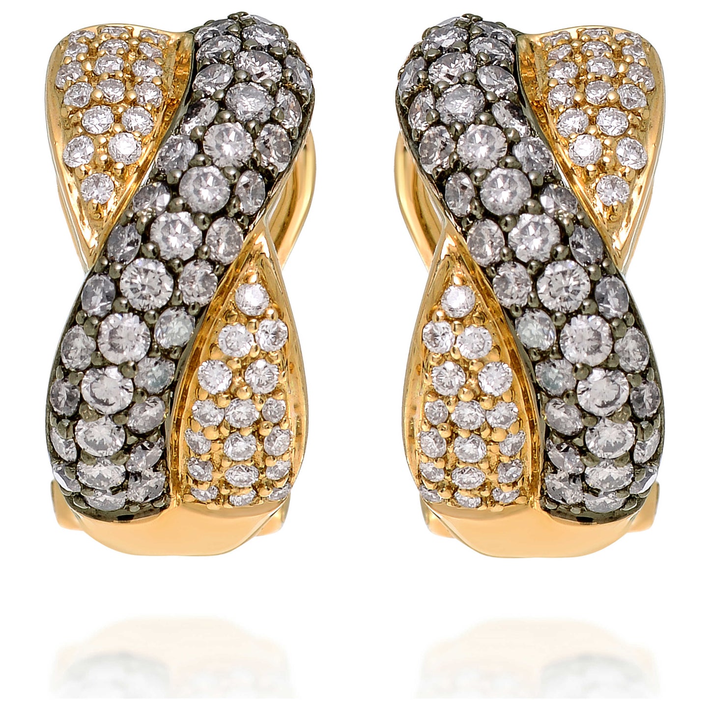 Front view of Le Vian Elegant Women's Earrings YPHY2