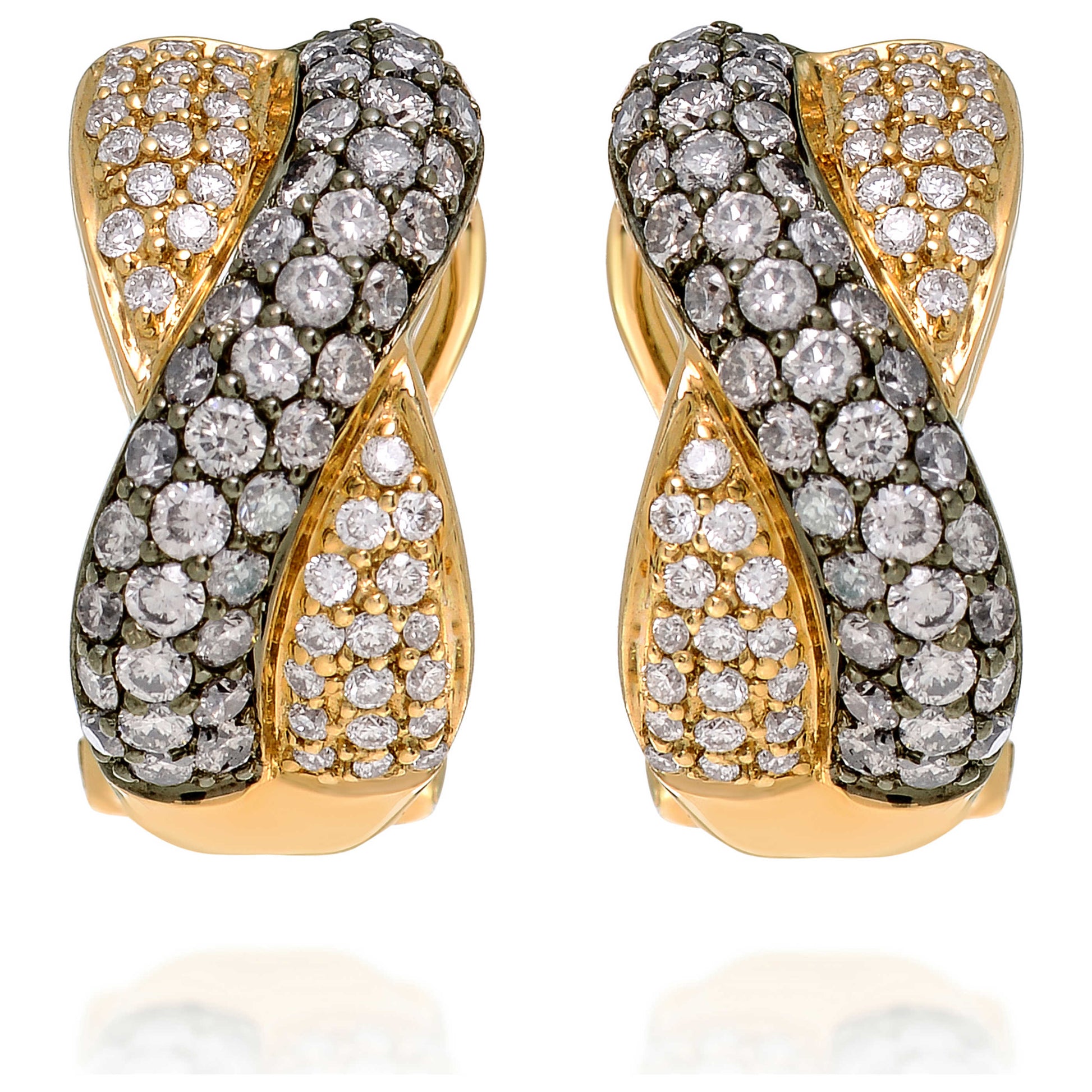 Front view of Le Vian Elegant Women's Earrings YPHY2