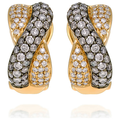 Front view of Le Vian Elegant Women's Earrings YPHY2