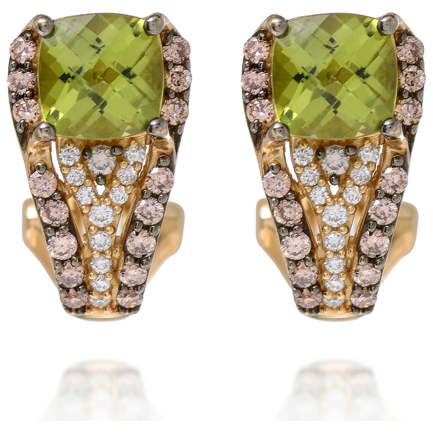 Front view of Le Vian Elegant Women's Earrings YPWL144