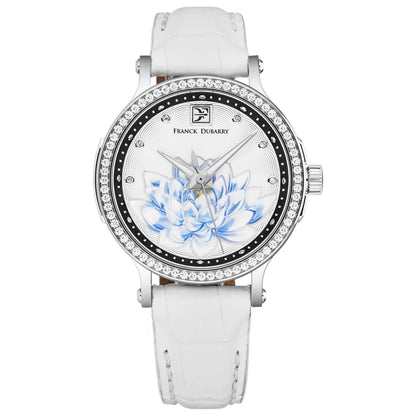 Front view of Franck Dubarry Ying Yang Women's Quartz Watch YY-DD-01
