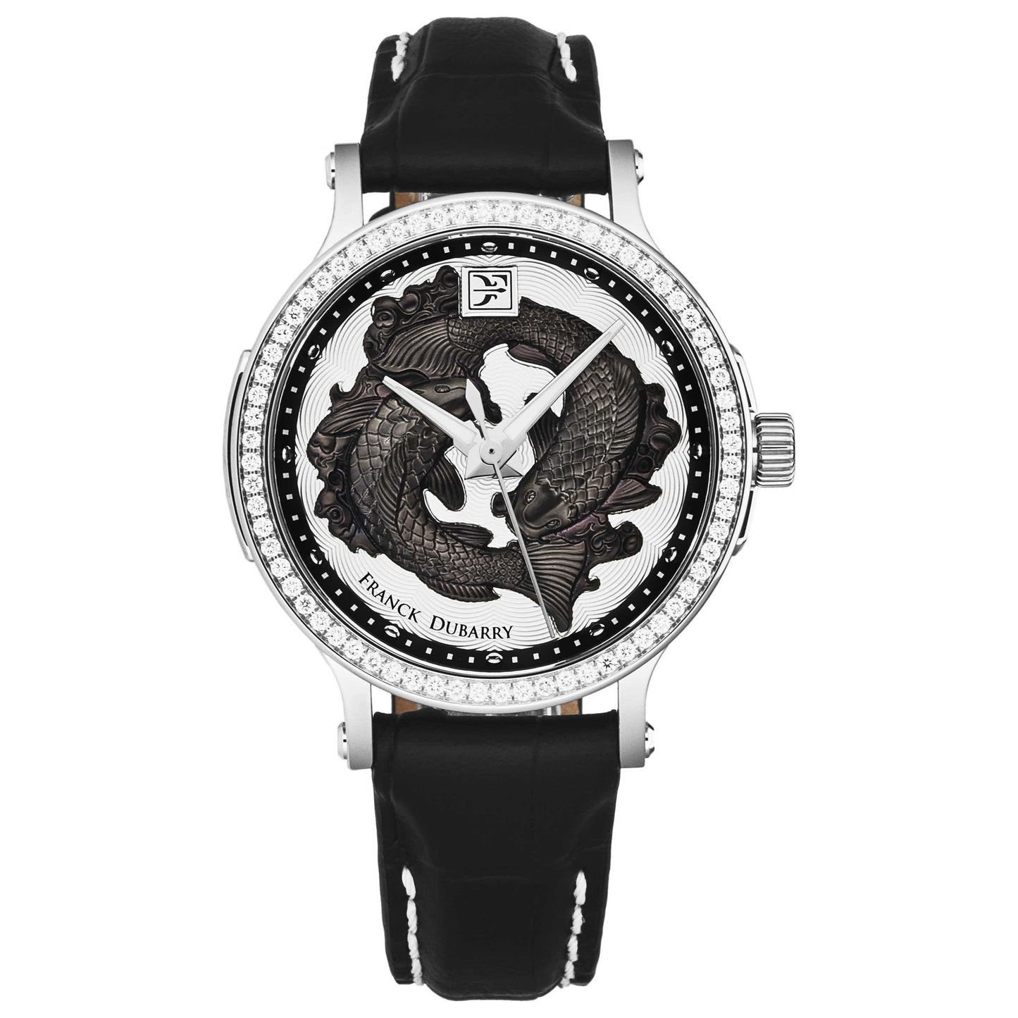 Front view of Franck Dubarry Ying Yang Women's Quartz Watch YY-DD-04