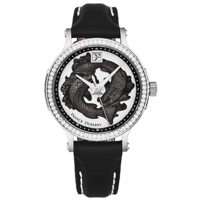 Front view of Franck Dubarry Ying Yang Women's Quartz Watch YY-DD-04