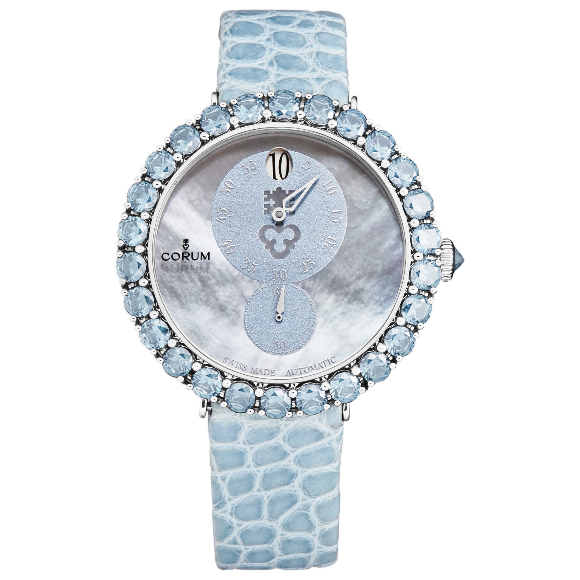 Front view of Corum Heritage Eleganza Women's Automatic Watch Z254-03642