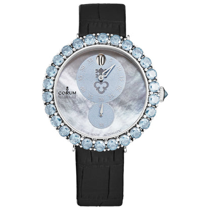 Front view of Corum HeritageEleg Women's Automatic Watch Z254/03642 BK