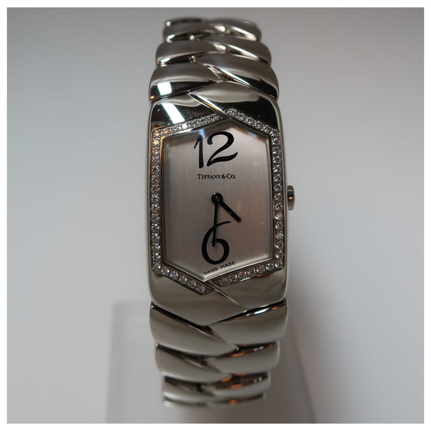 Front view of Tiffany & Co. Tiffany Tesoro Women's Swiss Quartz (Battery-Powered) Watch Z63001040B21A00A-SDB