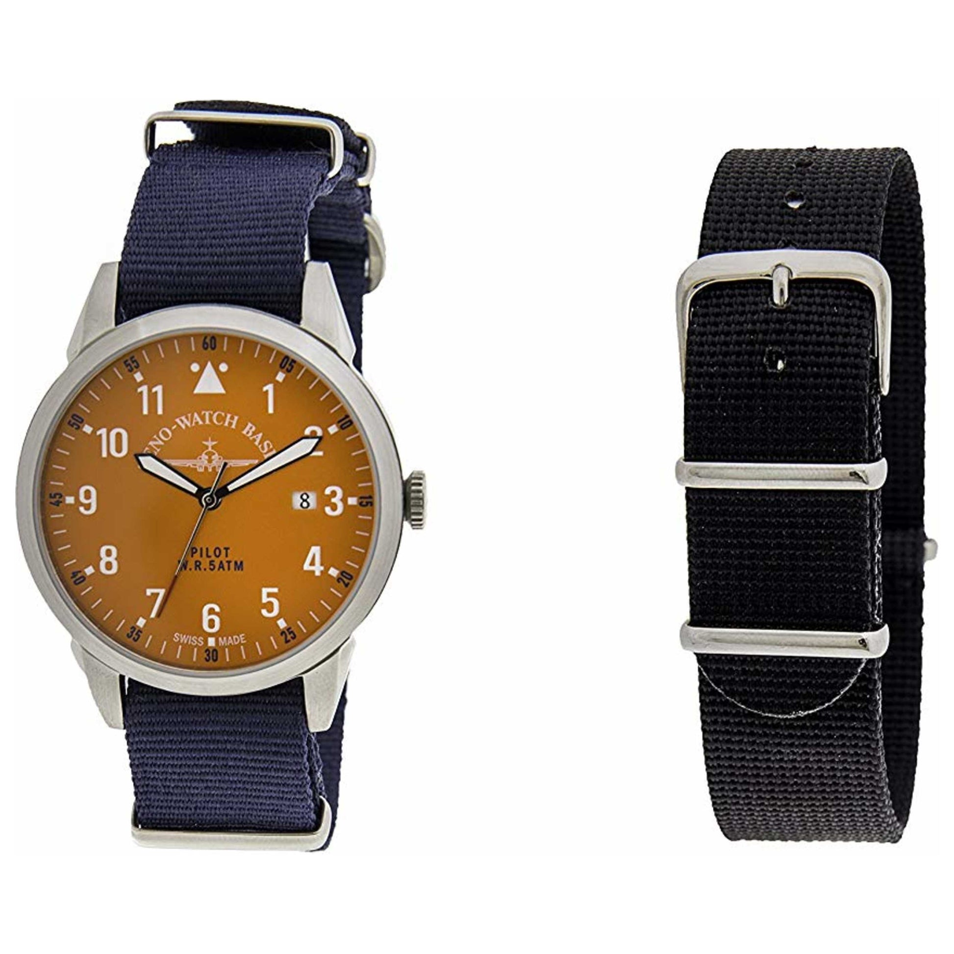 Front view of Zeno Pilot Men's Quartz Watch ZE5231-1
