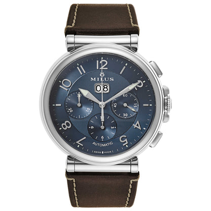 Front view of Milus Zetios Men's Automatic Watch ZETC009
