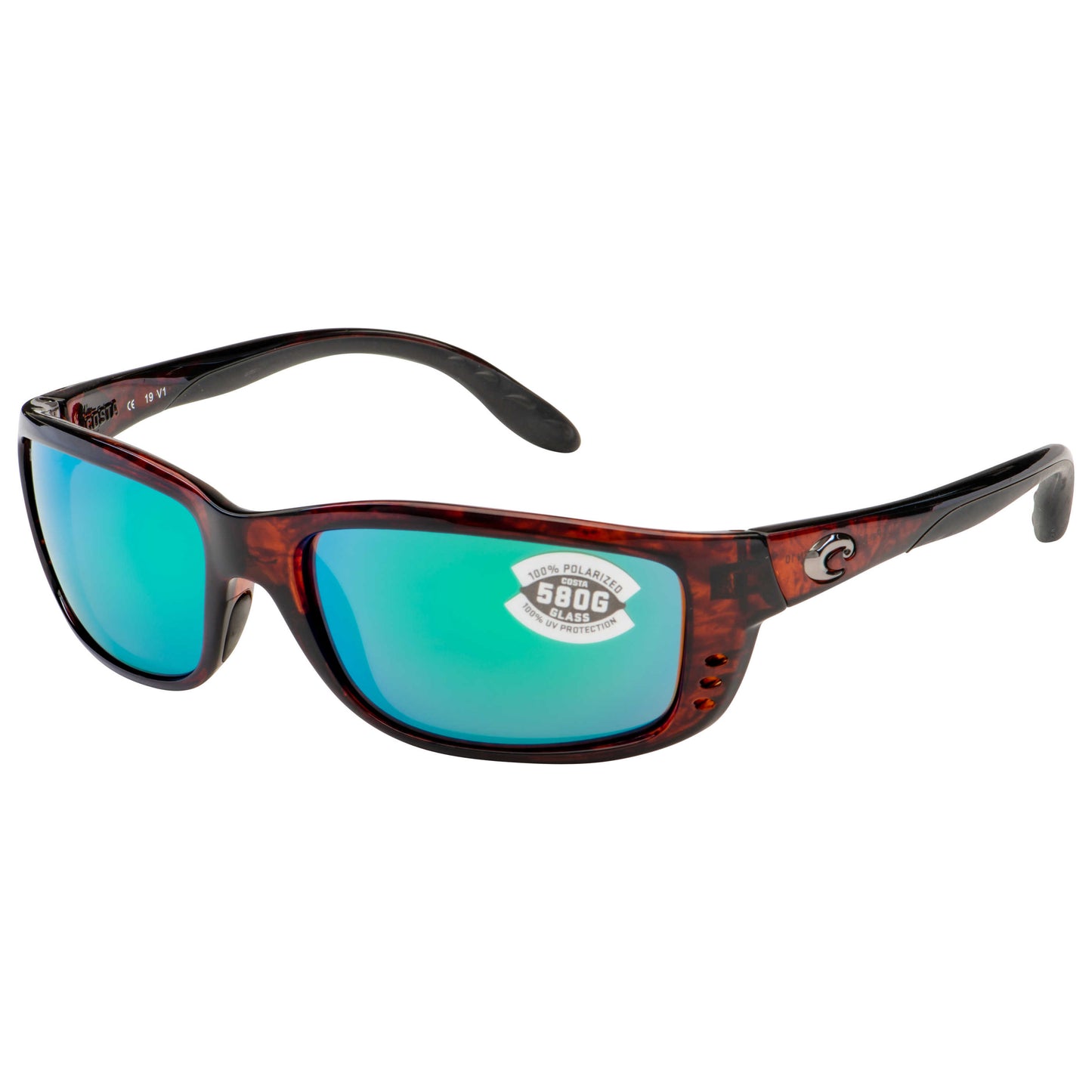 Front view of Costa del Mar Zane Unisex Sunglasses ZN-10-OGMGLP