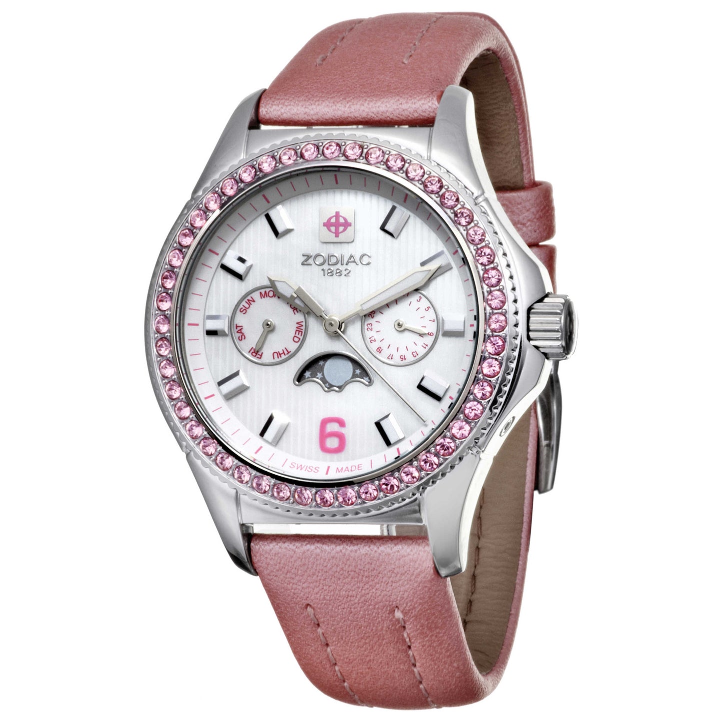 Front view of Zodiac Air Dragon Women's Swiss Quartz (Battery-Powered) Watch ZO7616