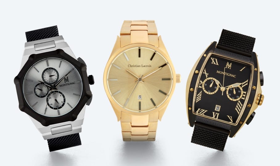 Montignac & Christian Lacroix Watch Sale 